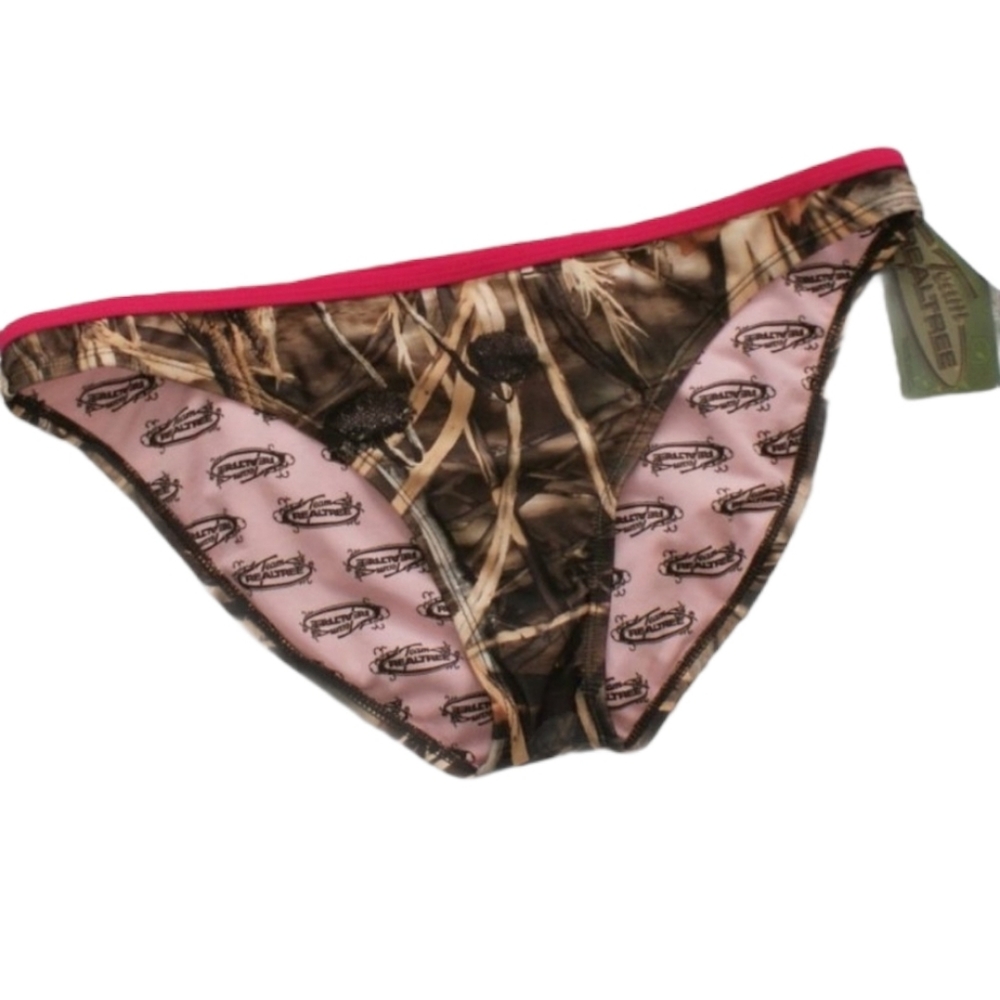 New Team Realtree Camo Swim Suit Bikini Bottoms XL